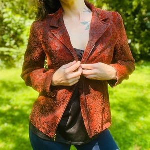 TRENDY Rust Autumn Blazer by Christopher & Banks
